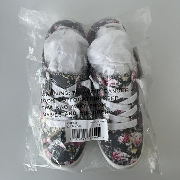 So Floral Comfy Memory Foam Sneakers Women's Size 11-NWT- Rare - Picture 7 of 8